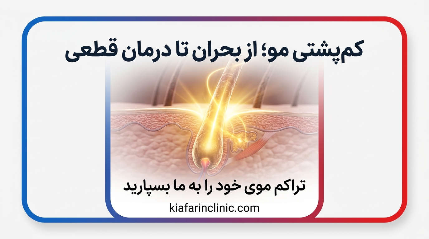 کم پشتی مو